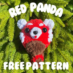 Red Panda Amigurumi: Free Crochet Pattern