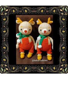 Renge Renkli Geyik Amigurumi Şeması