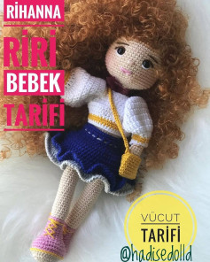 Riri Bebek Amigurumi Vücut Şeması