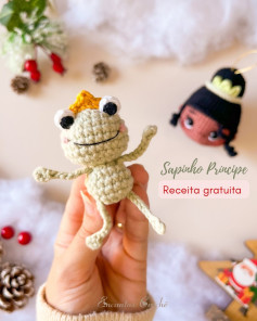 Sapinho Príncipe: Gráfico de crochê gratuito