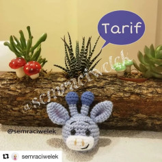 Sevimli Zürafa Amigurumi Tığ İşi Tarifi