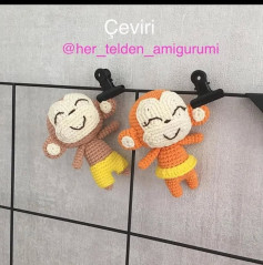 Şirin Maymun Amigurumi Şeması