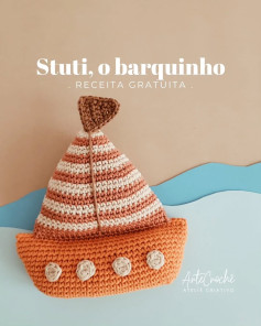 Stuti, o barquinho: gráfico de crochê gratuito