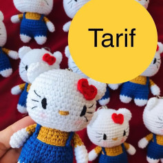 Tarif Hello Kitty Amigurumi Yapımı