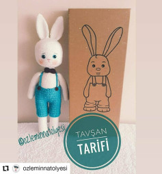 Tavşan Amigurumi Tığ İşi Tarifi