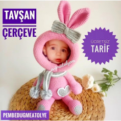 Tavşan Çerçeve: Ücretsiz Tığ İşi Yapımı