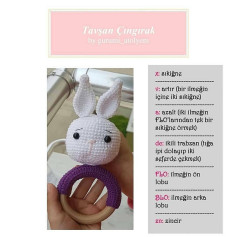 Tavşan Çıngırak Amigurumi Şeması