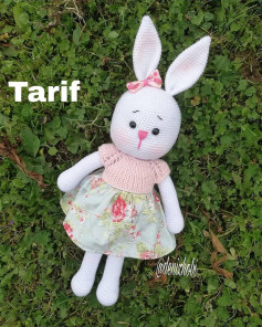 Tığ İşi Tavşan Şeması Merhaba Turkish