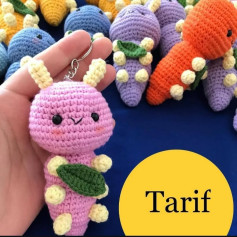 Tırtıl Anahtarlık Tığ İşi Tarifi
