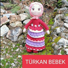 TÜRKAN BEBEK AMİGURUMİ ŞEMASI