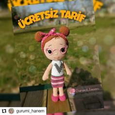 Ücretsiz amigurumi bebek tarifi Ve sonunda Ece Bebek tarifi geldi.