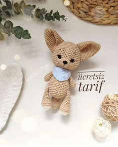 Ücretsiz Amigurumi Köpek Tığ İşi Şeması