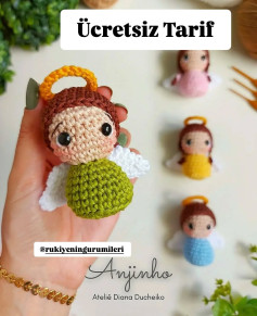 Ücretsiz amigurumi melek yapımı tarifi