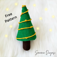 Ücretsiz Amigurumi Noel Ağacı Şeması