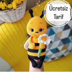 Ücretsiz Arı Amigurumi Şeması