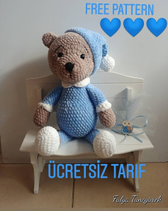 Ücretsiz Ayıcık Örgü Şeması