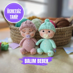 Ücretsiz Balım Bebek Amigurumi Tığ İşi Tarifi