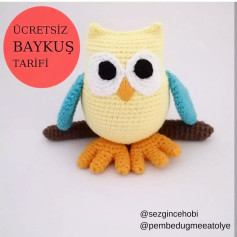 Ücretsiz Baykuş Amigurumi Yapımı
