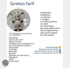 Ücretsiz Bebek Keçisi Tığ İşi Şeması