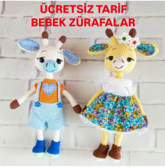 ÜCRETSİZ BEBEK ZÜRAFA AMIGURUMI TARİFLERİ