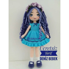 Ücretsiz Deniz Bebeği Amigurumi Şeması
