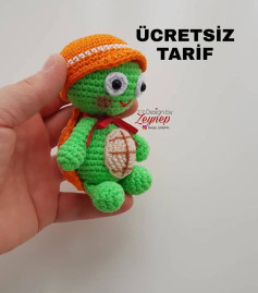 Ücretsiz Kaplumbağa Amigurumi Yapımı