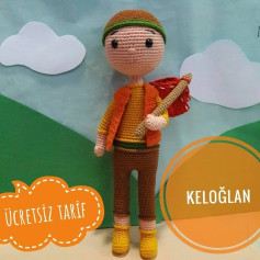 Ücretsiz Keloglan Amigurumi Tığ İşi Tarifi