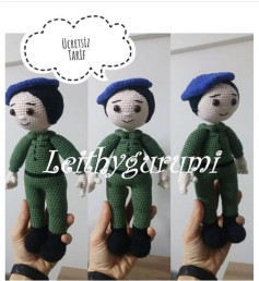 Ücretsiz Lejyoner Amigurumi Tığ İşi Şeması