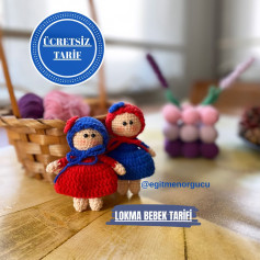 Ücretsiz Lokma Bebek Amigurumi Tarifi