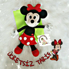 Ücretsiz Minnie Mouse Amigurumi Tığ İşi Tarifi