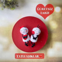 Ücretsiz Sevgililer Günü Amigurumi Tarifi