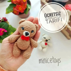 ÜCRETSİZ Sevimli Ayıcık Amigurumi Tarifi