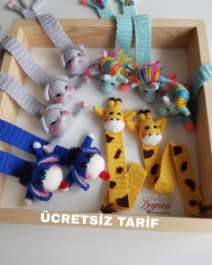 Ücretsiz Sevimli Hayvanlar Şiş Örgü Modelleri