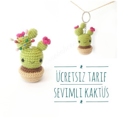Ücretsiz Sevimli Kaktüs Amigurumi Tarifi
