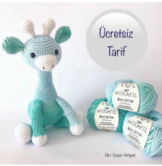 Ücretsiz sevimli zürafa amigurumi tığ işi tarifi