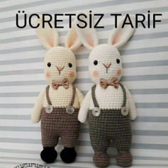 ÜCRETSİZ TAVŞAN AMIGURUMİ TARİFİ Batman Merkez
