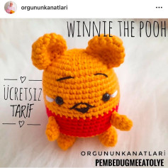 Ücretsiz Winnie the Pooh Amigurumi Tarifi