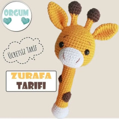 Ücretsiz Zürafa Amigurumi Örgü Tarifi