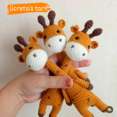Ücretsiz Zürafa Amigurumi Tarifi