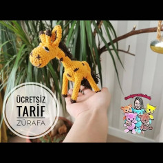 Ücretsiz Zürafa Amigurumi Yapımı