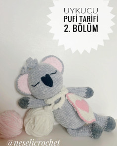 Uykucu Puf Köpük Şişle Örgü Tarifi: 2. Bölüm