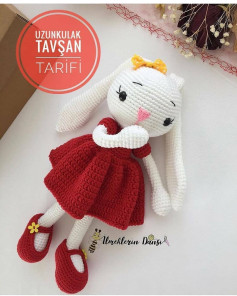 Uzunkulak Tavşan Amigurumi Tarifi