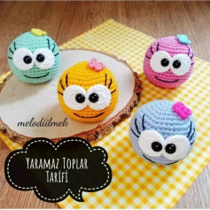 Yaramaz Toplar Amigurumi Örnekleri