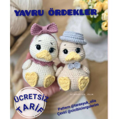 YAVRU ÖRDEKLER AMİGURUMİ ŞEMASI