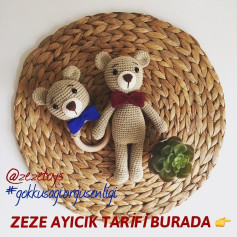 Zeze Ayıcıklar için Tığ İşi Şeması