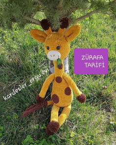 Zürafa Amigurumi Tığ İşi Tarifi
