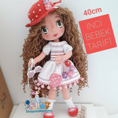 40cm İnci Bebek Tığ İşi Şeması