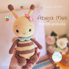 Abeja Meli: Patrón de Crochet Gratis