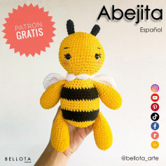 Abejita amigurumi: Patrón de crochet gratis