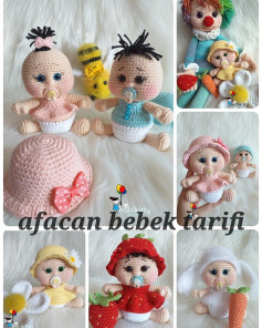 Afacan Bebek Amigurumi Tığ İşi Tarifi